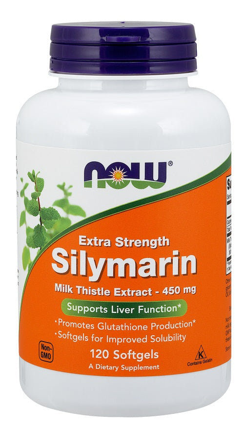 NOW Foods Milk Thistle Extract, 450mg Extra Strength - 120 softgel
