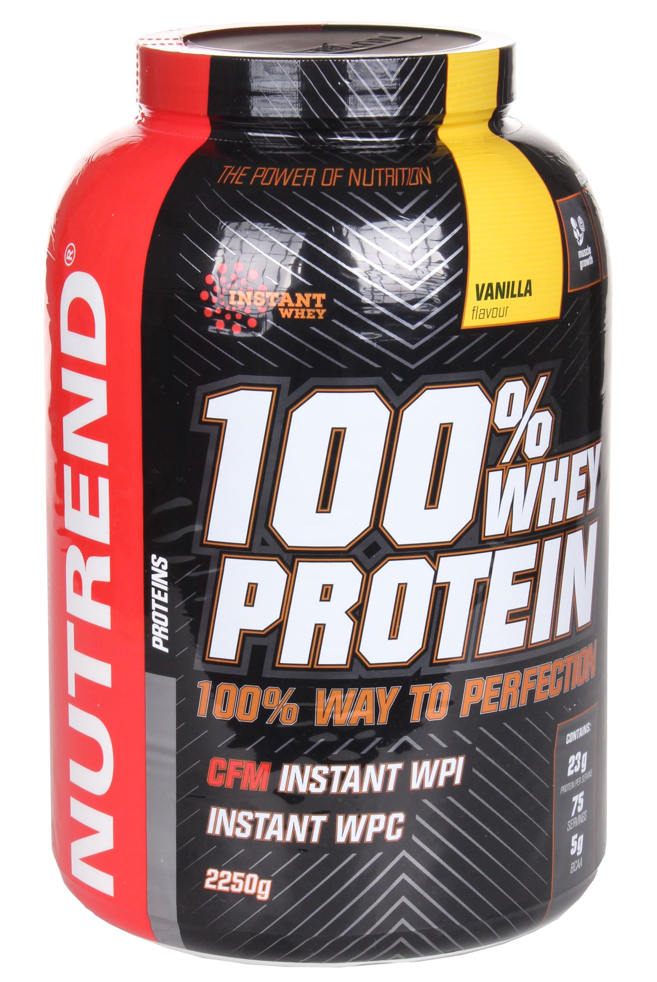 Nutrend 100% Whey Protein, Vanilla - 2250g