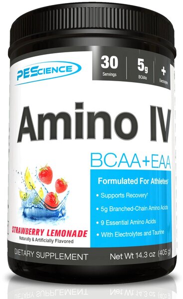 PEScience Amino IV, Strawberry Lemonade - 405g