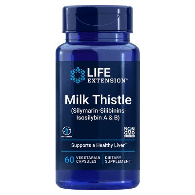 Life Extension Milk Thistle, Silymarin-Silibinins-Isosilybin A & B