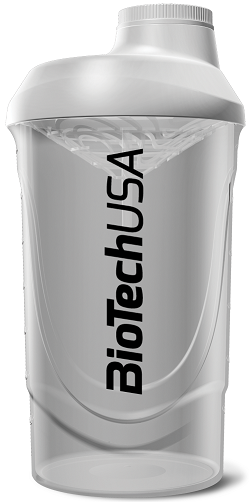 BioTechUSA Shaker, White - 600 ml.