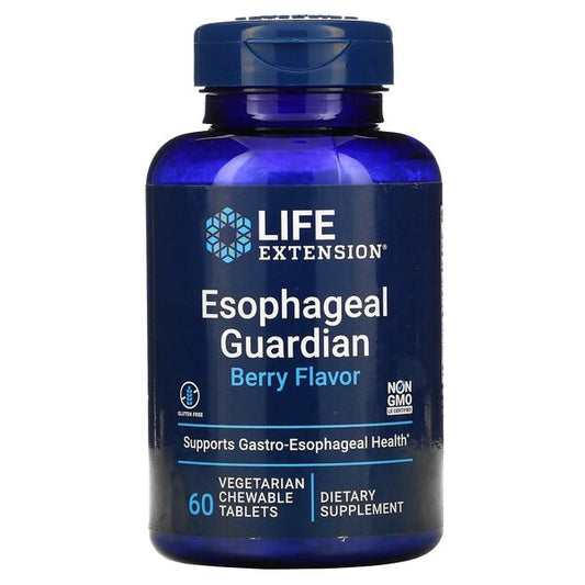 Life Extension Esophageal Guardian, Berry Flavor - 60 vegetarian c
