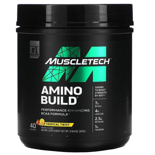 MuscleTech Amino Build, Tropical Twist (EAN 631656715804) - 614g