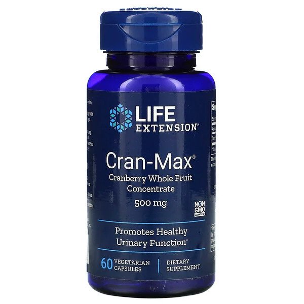 Life Extension Cran-Max Cranberry Whole Fruit Concentrate, 500mg