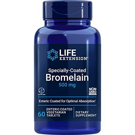 Life Extension Specially-Coated Bromelain, 500mg - 60 enteric coat