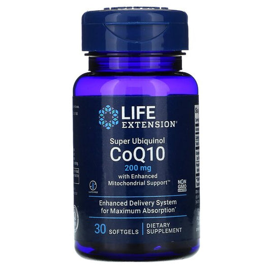 Life Extension Super Ubiquinol CoQ10 with Enhanced Mitochondrial S