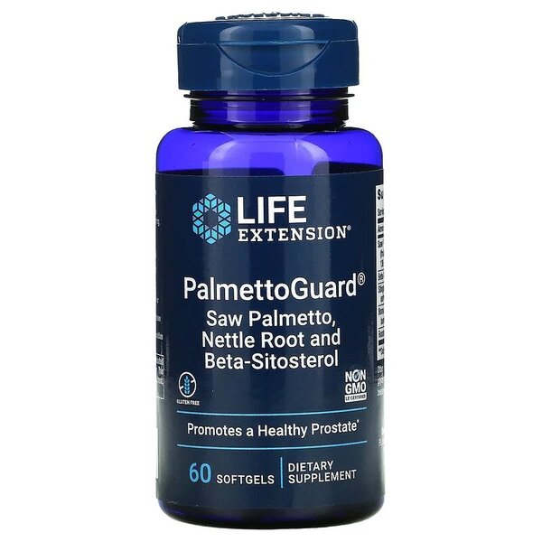 Life Extension PalmettoGuard Saw Palmetto/Nettle Root with Beta-Si