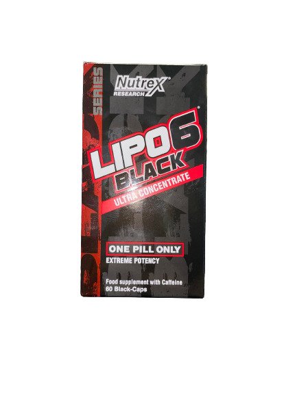 Nutrex Lipo-6 Black Ultra Concentrate, Extreme Potency - 60 black