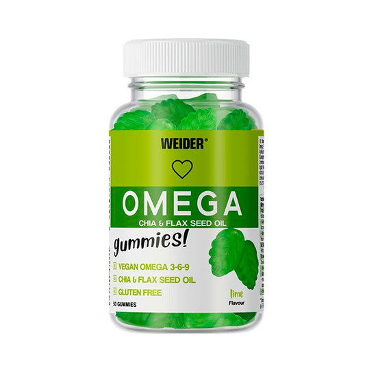 Weider Omega Gummies, Lime - 50 gummies