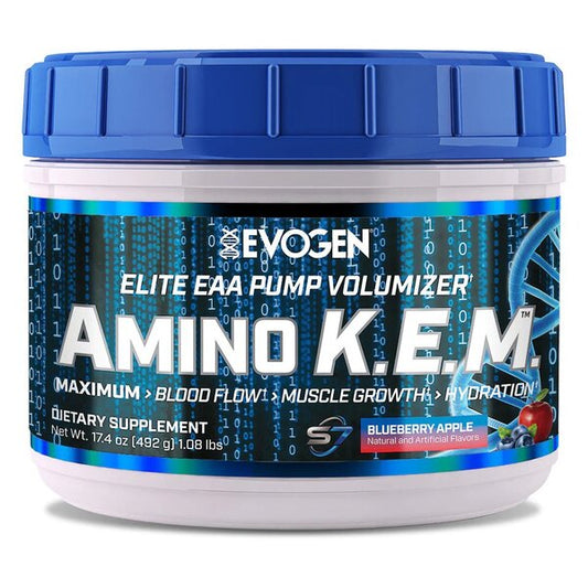 Evogen Amino K.E.M. EAA, Blueberry Apple - 492g