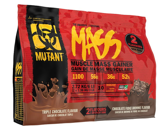 Mutant Mass Dual Chamber Choc & Choc Fudge Brownie - 2.72kg