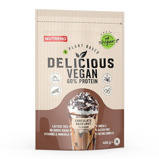 Nutrend Delicious Vegan, Chocolate Hazelnut - 450g