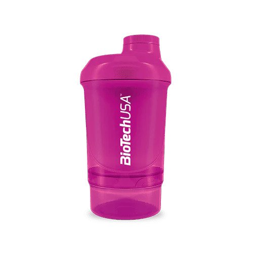 BioTechUSA Wave+ Shaker, Magenta - 300 ml. (+ 150 ml.)