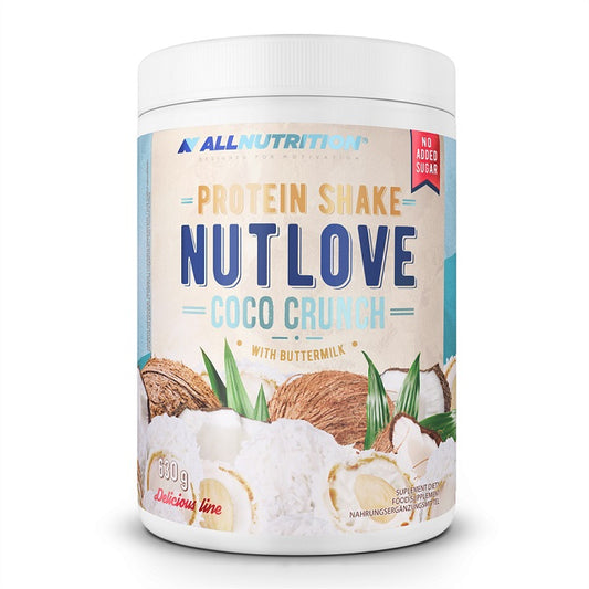 Allnutrition Nutlove Protein Shake, Coco Crunch - 630g