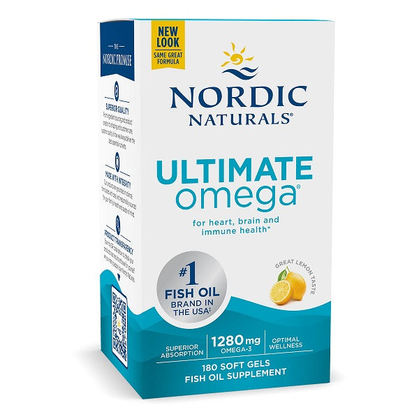 Nordic Naturals Ultimate Omega, 1280mg Lemon (EAN 768990037900)