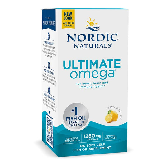 Nordic Naturals Ultimate Omega, 1280mg Lemon (EAN 768990027901)