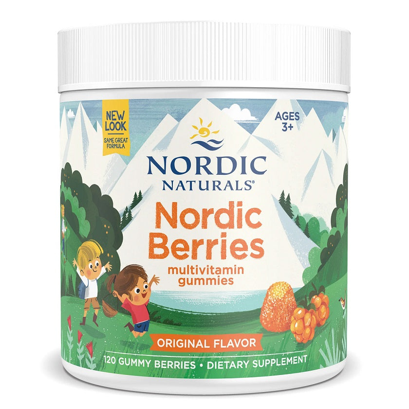 Nordic Naturals Nordic Berries Multivitamin, Original Flavor - 120