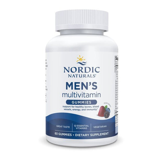 Nordic Naturals Men's Multivitamin Gummies, Mixed Berry - 60 gummi