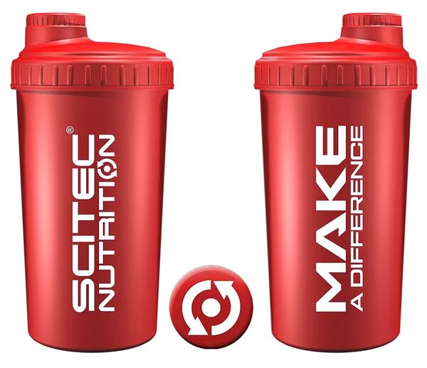 SciTec Make a Difference Shaker, Red - 700 ml.