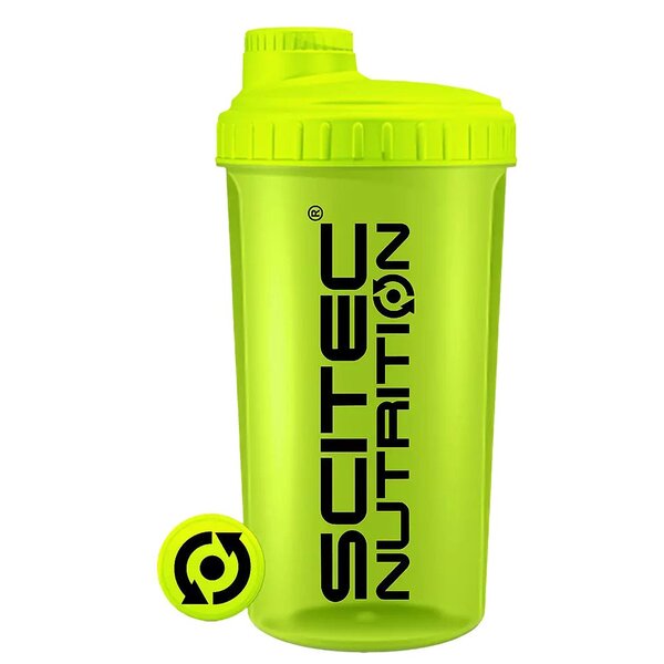 SciTec Shaker, Neon Yellow - 700 ml.