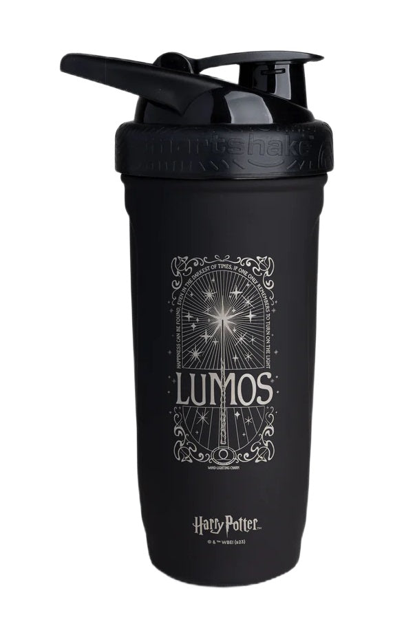 SmartShake Harry Potter Collection Stainless Steel Shaker, Lumos