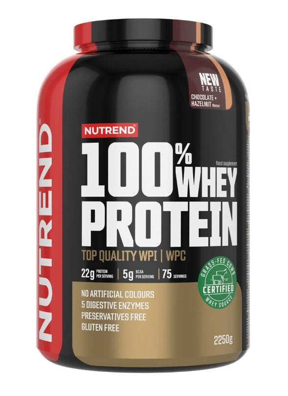 Nutrend 100% Whey Protein, Chocolate & Hazelnut - 2250g