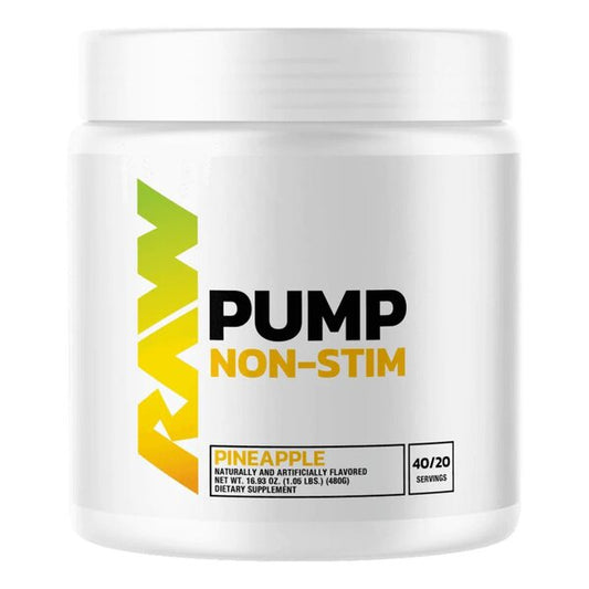 Raw Nutrition Pump Non-Stim, Pineapple - 480g