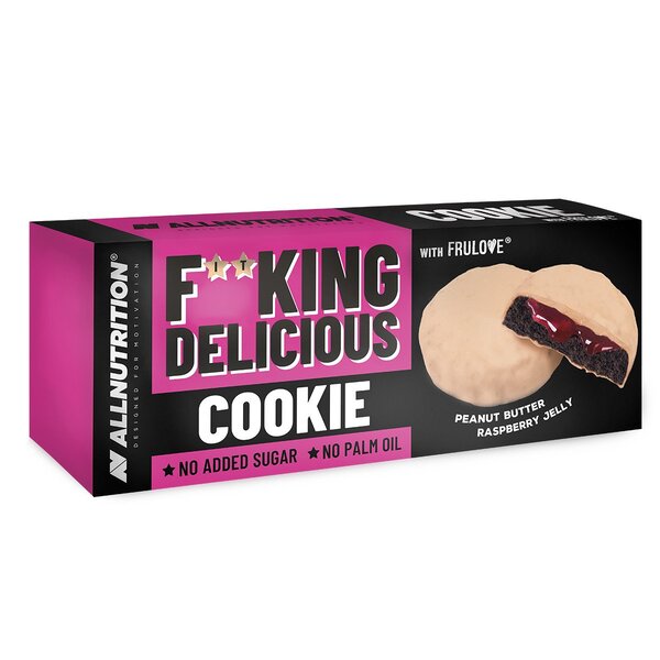 Allnutrition Fitking Delicious Cookie, Peanut Butter Raspberry Jel