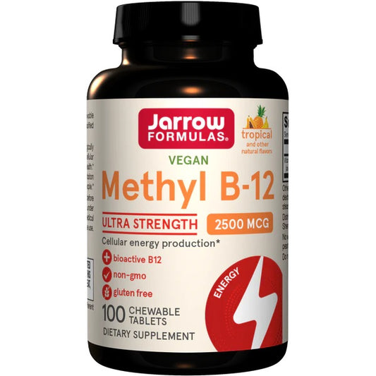 Jarrow Formulas Methyl B-12, 2500mcg (Tropical) - 100 vegan chewab