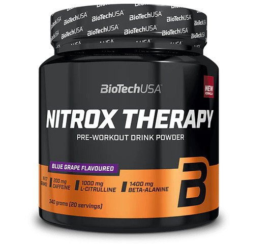BioTechUSA Nitrox Therapy, Blue Grape - 340g