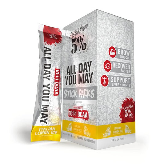 5% Nutrition AllDayYouMay - Legendary Series Stick Packs, Italian