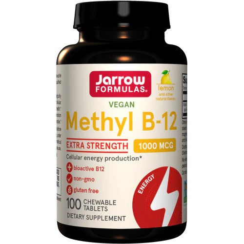 Jarrow Formulas Methyl B-12, 1000mcg (Lemon) - 100 vegan chewable