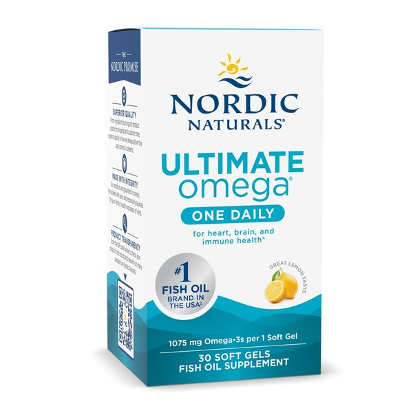 Nordic Naturals Ultimate Omega One Daily, 1075mg Lemon - 30 softge