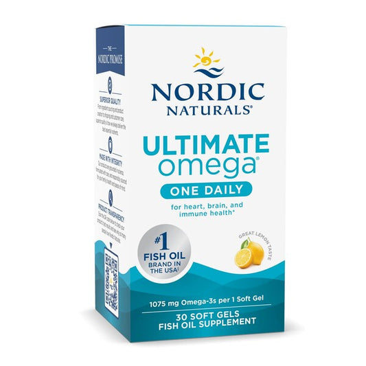 Nordic Naturals Ultimate Omega One Daily, 1075mg Lemon - 30 softge