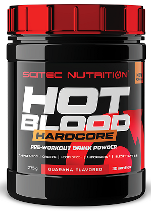 SciTec Hot Blood Hardcore, Guarana - 375g