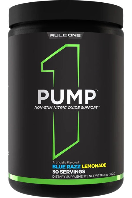 Rule One Pump, Blue Razz Lemonade - 330g