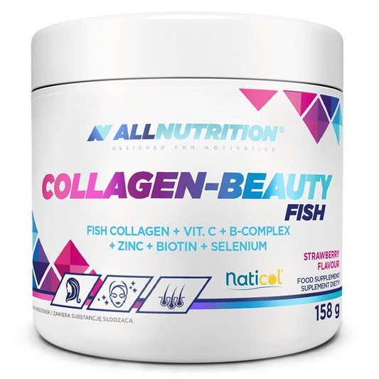 Allnutrition Collagen-Beauty Fish, Strawberry - 158g