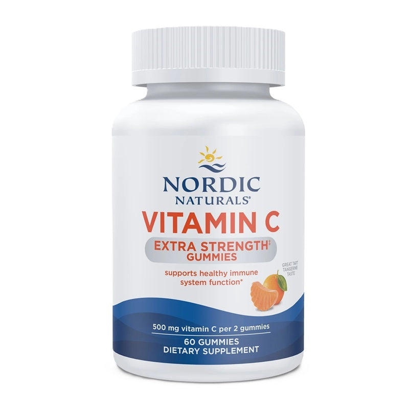 Nordic Naturals Vitamin C Extra Strength Gummies, Tangerine - 60 g