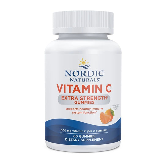 Nordic Naturals Vitamin C Extra Strength Gummies, Tangerine - 60 g