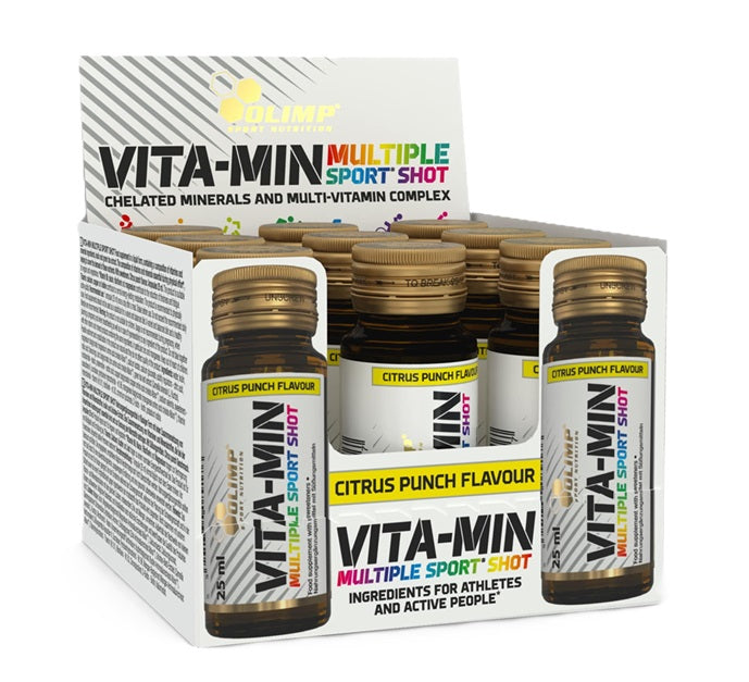 Olimp Sport Nutrition Vita-Min Multiple Sport Shot, Citrus - 9x25ml