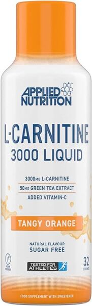 Applied Nutrition L-Carnitine Liquid 3000, Tangy Orange (EAN 63415