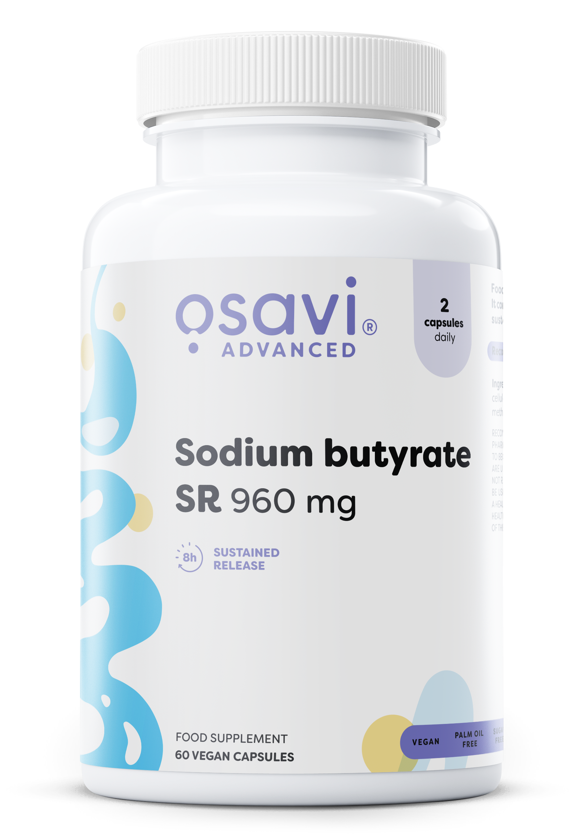 Osavi Sodium butyrate SR, 960mg - 60 vegan caps