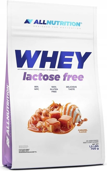 Allnutrition Whey Lactose Free, Caramel - 700g