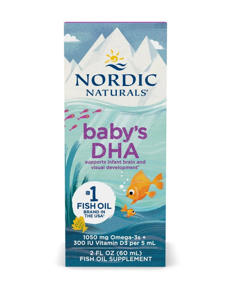 Nordic Naturals Baby's DHA Fish Oil, 1050mg Omega-3 with Vitamin D