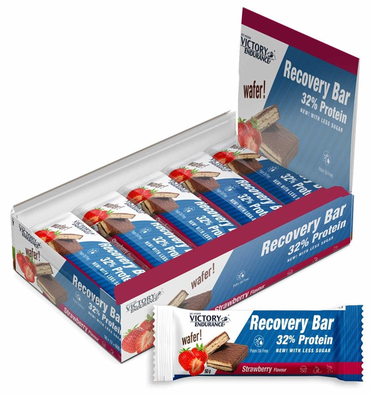 Weider Joe Weider Victory Endurance Recovery Bar, Strawberry - 12