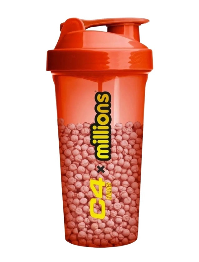 Cellucor C4 Energy x Millions Strawberry Shaker, Red - 800 ml.