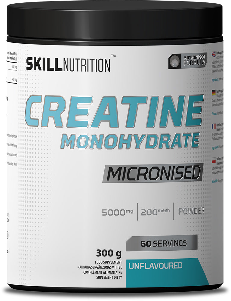 Skill Nutrition Micronised Creatine Monohydrate Unflavoured - 300g