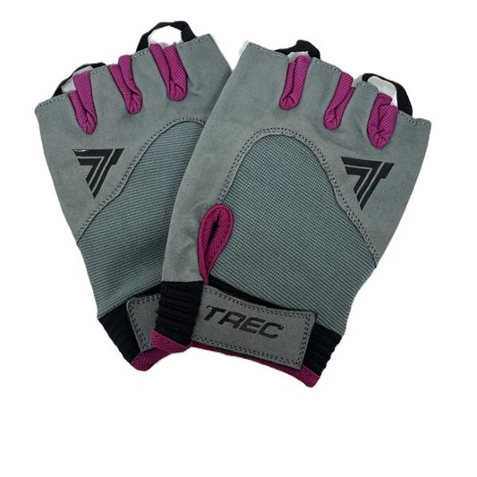 Trec Nutrition Ladies Gloves, Grey & Pink - Medium