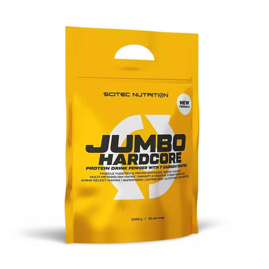 SciTec Jumbo Hardcore, Banana Yoghurt - 5355g