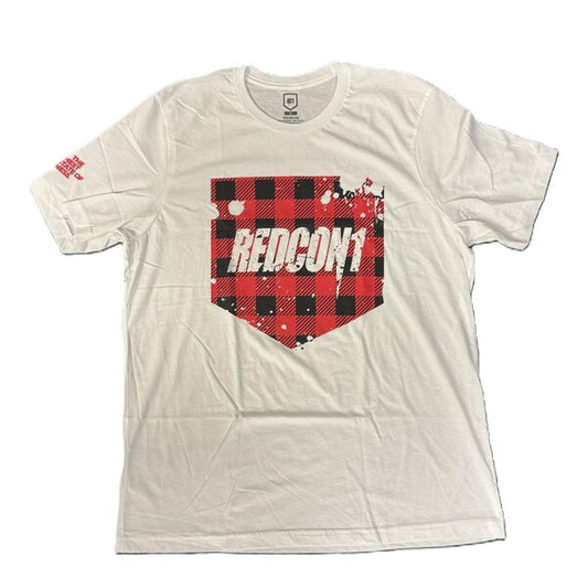 Redcon1 Red Plaid Shield T-Shirt - XXXX-Large
